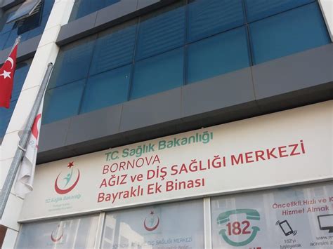 Bornova ağız ve diş sağlığı merkezi bayraklı ek hizmet binası
